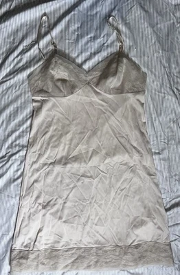 Винтажное платье-комбинезон Vanity Fair размер 38 нейлон кружевная отделка ночная рубашка - Изображение 1 из 4