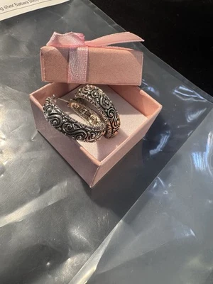 Barbara Bixby Silver Hoop Earings - Image 1 of 4