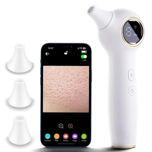 Blackhead Extractor with Camera 3 Modes USB Rechargeable Pore Vacuum New - Picture 1 of 15