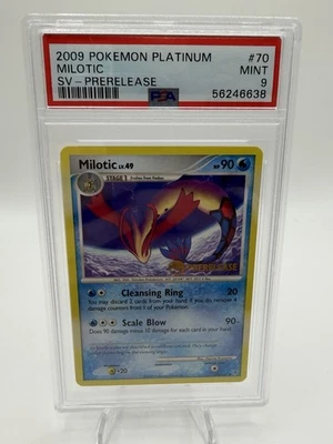 2009 Pokémon Platinum Milotic SV Prerelease 70/147 Psa 9 - Image 1 of 2