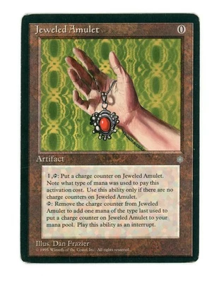 Jeweled Amulet - Ice Age - Magic The Gathering MTG - MP - Image 1 of 2
