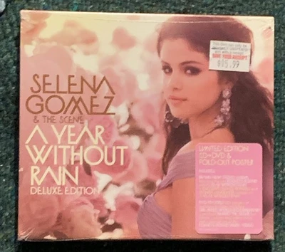 Selena Gomez & The Scene A Year Without Rain Deluxe Limited CD+DVD+Poster NEW - Image 1 of 3