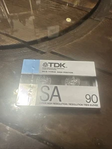 TDK SA90 Blank Cassette Tapes 90min High Bias Type II LR1 - Picture 1 of 6