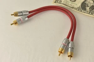 10" Pair Straight Wire Concerto Dual Shielded Interconnect Cable RCA - Picture 1 of 5