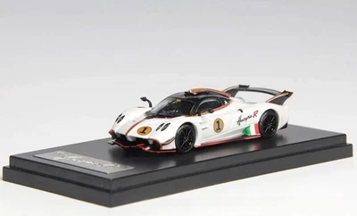 PAGANI Huayra R  - pearl white - LCD 1:64 - Photo 1/4