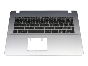 Asus VivoBook F705QA original Tastatur inkl. Topcase DE (deutsch) schwarz/silber - Afbeelding 1 van 2