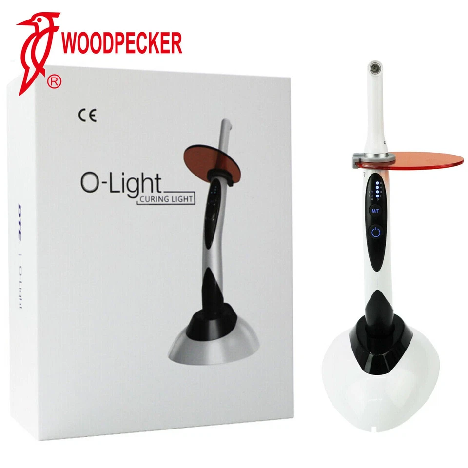 Lámpara LED de curación inalámbrica dental Woodpecker 1 segundo de resina FDA Foto 1 de 4