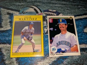 1990 Upper Deck #532 Edgar Martinez - FREE SHIPPING~ Nice Lot ! Both Cards 🔥⚾ - Picture 1 of 5