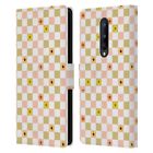OFFICIAL NINOLA CHECKER PATTERN LEATHER BOOK WALLET CASE FOR ONEPLUS PHONES