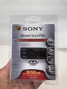 Sony 512MB Memory Stick PRO MagicGate Flash Memory Card (MSX-M512S) - NEW SEALED - Picture 1 of 10