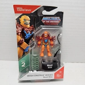 Figura Beast Man Masters of the Universe MOTU Mega Construx Serie 2 NUEVO Pliegues - Imagen 1 de 5