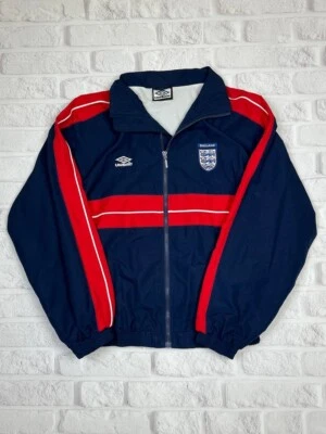 Vintage Umbro England Team 2001 Soccer Football Training Track Jacket Mens Size - Image 1 of 4