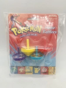 Pokemon Spinning Tops 2000 Party Favors Vintage Toy NIB Rare Mint Condition - Picture 1 of 2