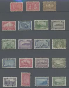 Canadá 1897-1953 34 dif. o.g. muy limpio en frente + bien centrado 2025 cv $688 - Imagen 1 de 2