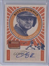 2013 America's Pastime Boys of Summer Signatures Black 1/1 Cody Ross Auto 0c3