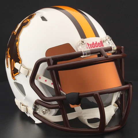 WYOMING COWBOYS NCAA Riddell SPEED Authentic MINI Football Helmet Cover