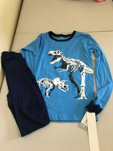 NWT Carter's Boys Dinosaur Pajama set Snug Fit Long Sleeve Pants - Picture 1 of 1