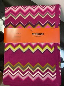 NWT Missoni for Target Home Decor Blanket THROW  Multi Chevron 33"x 33" throw