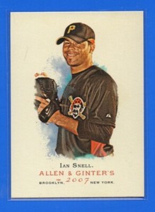 2007 Topps Allen and Ginter Pittsburgh Pirates Baseball Card #59 Ian Snell