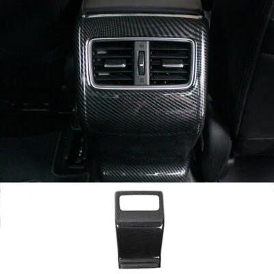 For Honda Accord 2018-2022 Carbon Fiber Rear Air Vent Outlet Frame Cover Trim Foto 1 de 4