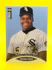 Frank Thomas 1995 Collector's Choice SILVER SIGNATURE #105