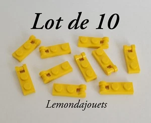Lego 60478 10 x Plat Modifié 1x2 avec poignée à l'extrémité Jaune Yellow 2x1 - Picture 1 of 5
