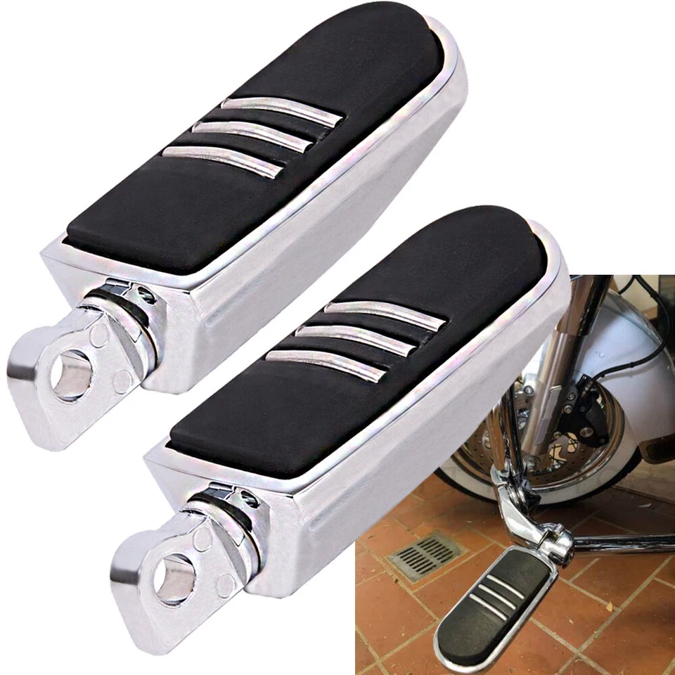 For Honda Shadow Sabre ACE VT 1100 750 Motorcycle Highway Foot Pegs Rests Pedals Foto 1 de 4