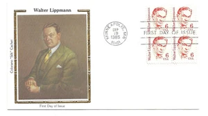 1849 6c Walter Lippmann Colorano "Silk" Cachet, FDC - Picture 1 of 1