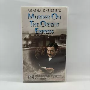 Cinta VHS PAL Agatha Christie's Murder On The Orient Express franqueo con seguimiento gratuito - Imagen 1 de 4