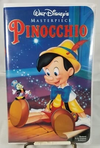 1993 Walt Disney's PINOCCHIO Masterpiece Collection VHS - Imagen 1 de 4