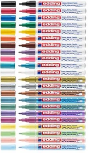 Edding 751 Lackmarker Creative Glanzlackmarker 1-2mm Lackstift paint marker ALLE - Bild 1 von 50