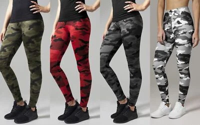 URBAN CLASSICS Damen Leggings Hosen Tarnfarben Übergrößen - Bild 1 von 4