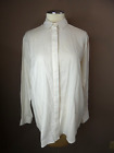 Samsoe Samsoe Damen Caico Shirt geknöpft oben weiß 100 % Baumwolle langarm