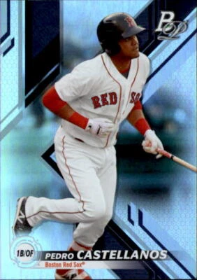 Pedro Castellanos 2019 Bowman Platinum Prospect Card #TOP-87 - Image 1 of 2