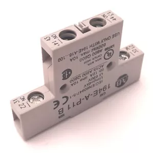 Interruptor de desconexión Allen Bradley 194E-A-P11 contacto auxiliar 1x NC 1x NO, 600V 10A - Imagen 1 de 4