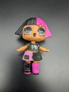 LOL SURPRISE Remix Metal Chick Lil Sis Mini Fashion Doll Figure Rare Pink Black - Picture 1 of 9