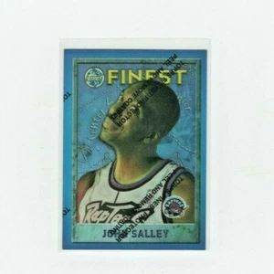 Tarjeta refractor 1995-96 Topps Finest John Salley #177 Toronto Raptors - Imagen 1 de 2