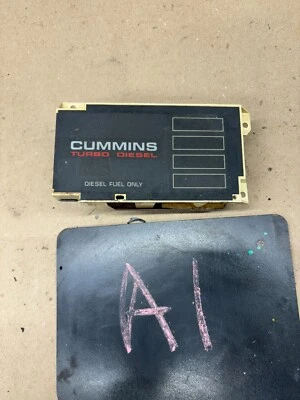 1989 1990 1993 DODGE D100 D150 D350 CUMMINS DASH BEZEL MESSAGE CENTER 4375912 - Image 1 of 4