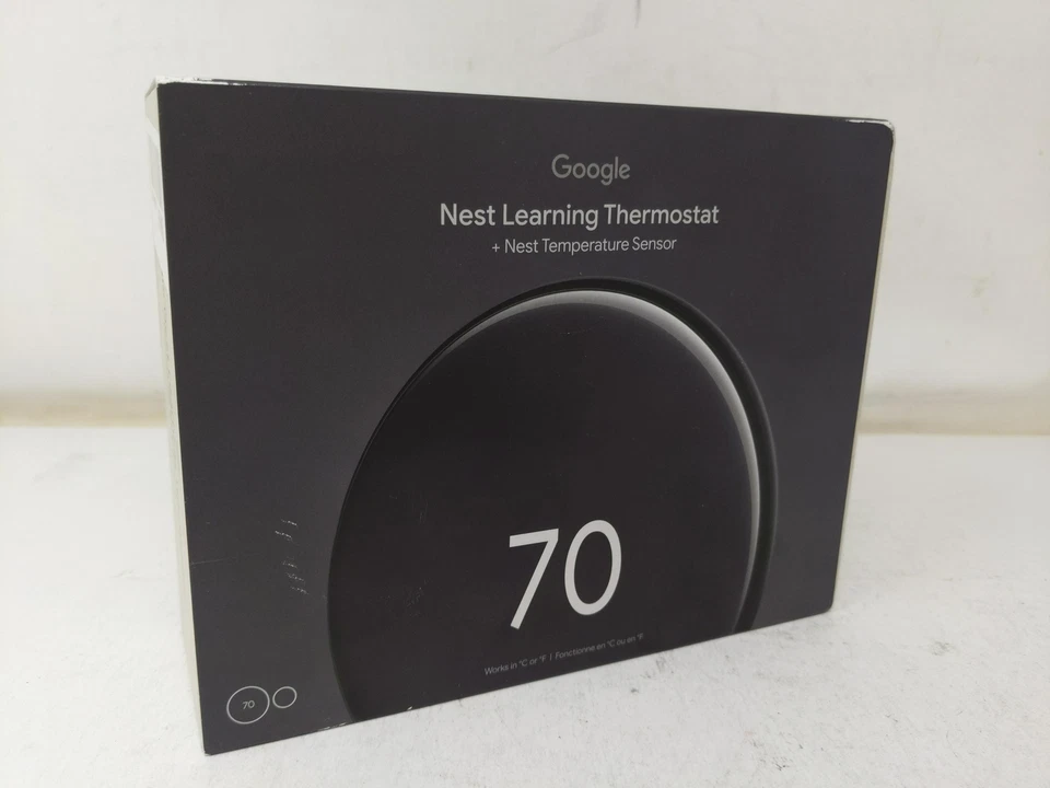 Google Nest Learning Thermostat (4th Gen) with Nest Temperature Sensor(2nd Gen)