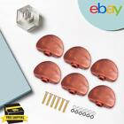 6Pcs Tuners Machine Head Replacement Buttons Knobs with Srews Big Semicircle