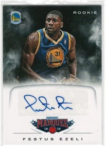 2012 Panini Marquee Festus Ezeli Rookie Autograph Card - Golden State Warriors - Picture 1 of 1