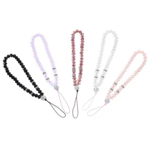 5 Pcs Handy-Ornamente Fräulein Perlen Charme Anti Verlorenes Telefon Lanyard - Zdjęcie 1 z 12