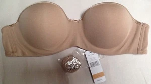 NWT NATORI REFLEX CHOICE CONVERTIBLE PUSH-UP CAFE BRA 774495T SIZE 32C $60 - Picture 1 of 2