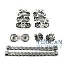 1/16 RC HengLong 3898 Metal Tracks Sprockets Idlers Wheels USA M4A3 Sherman Tank