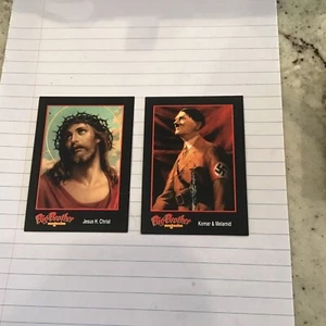 1993 Big Brother Magazine Trading Cards 2 Jesus Komar & Melamid World Industries - Picture 1 of 3