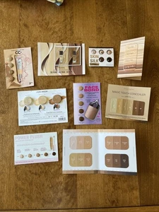 Lot Of 9 Foundation Samples - Picture 1 of 11