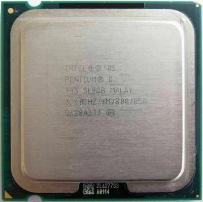 Intel Pentium D 945 3.4 GHz Socket Lga 775 PD945 CPU Processor 800MHz 95W - Image 1 of 4