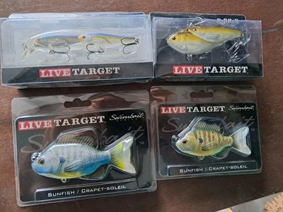 Lote de 4 señuelos Live Target Foto 1 de 4
