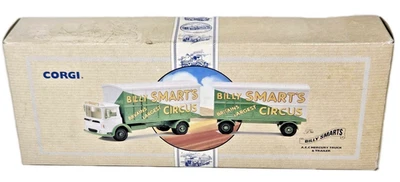 Juego en caja de camión y remolque Corgi Commercials 97891 AEC Mercury Billy Smarts Circus Foto 1 de 4