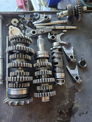 1974 Yamaha RD 350 RD350 Rd250 Transmission Gears And Shifter Parts.  - Image 1 of 4